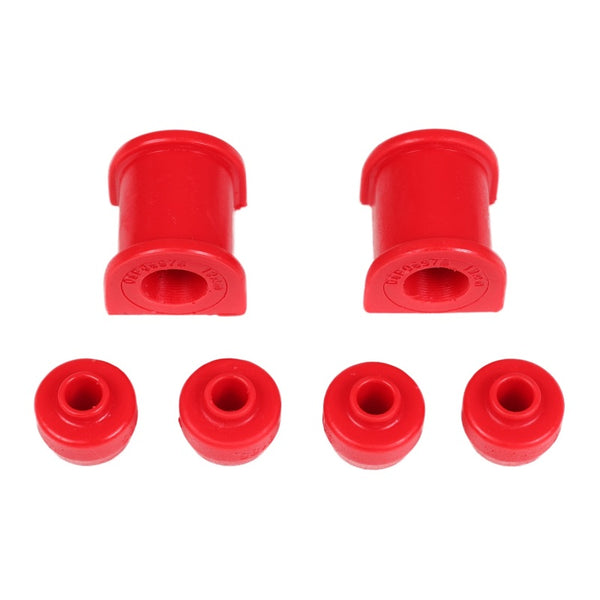 Energy Suspension 96-09 Toyota 4Runner Red 19mm Rear Sway Bar Bushing Set - Bull Strap