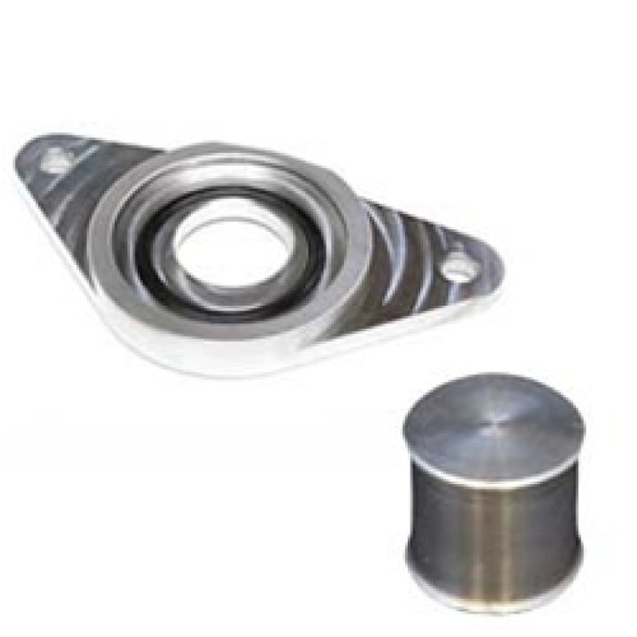 Torque Solution HKS BOV Adapter Flange w/ Plug: Subaru WRX / STi - Bull Strap