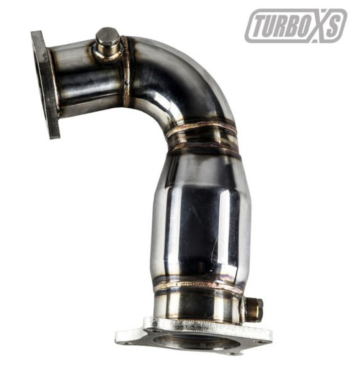 Turbo XS 2015 Subaru WRX M/T Catted Front Pipe - Bull Strap