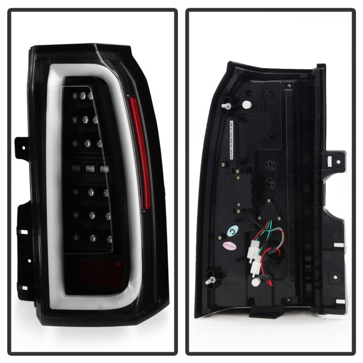 Spyder 15-17 GMC Yukon LED Tail Lights - Black (ALT-YD-GY15-LED-BK) - Bull Strap