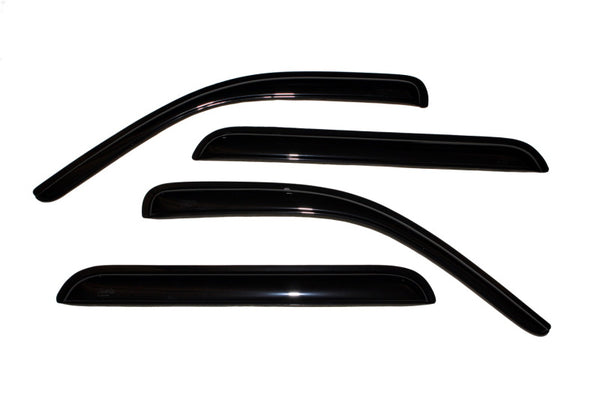 AVS 98-03 Dodge Durango Ventvisor Outside Mount Window Deflectors 4pc - Smoke - Bull Strap