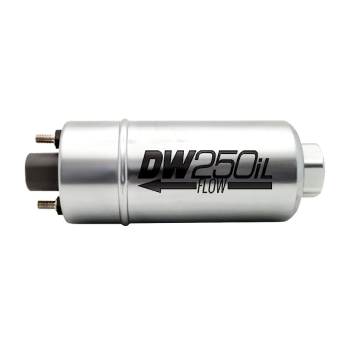 DeatschWerks 250LPH In-Line External Fuel Pump (No Bracket) - Bull Strap
