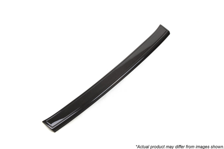 Revel GT Dry Carbon Rear Bumper Applique 17-18 Honda Civic Type-R & Hatchback - 1 Piece - Bull Strap