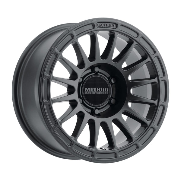 Method MR314 18x9 +18mm Offset 6x5.5 106.25mm CB Matte Black Wheel - Bull Strap