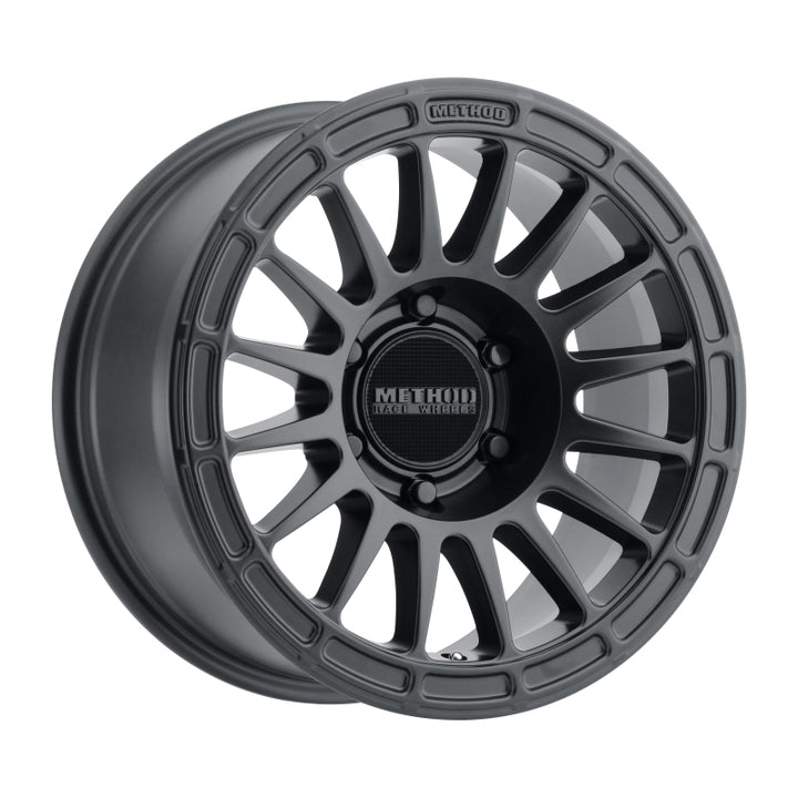 Method MR314 18x9 +18mm Offset 6x5.5 106.25mm CB Matte Black Wheel - Bull Strap
