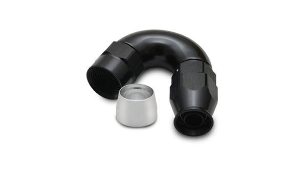 Vibrant -10AN 150 Degree Hose End Fitting for PTFE Lined Hose - Bull Strap