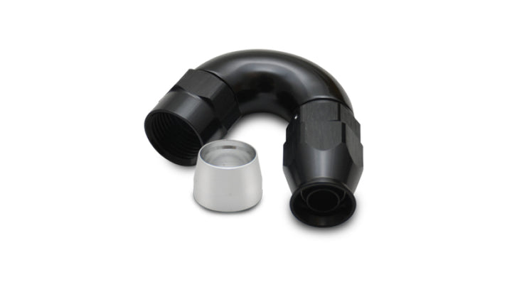 Vibrant -10AN 150 Degree Hose End Fitting for PTFE Lined Hose - Bull Strap