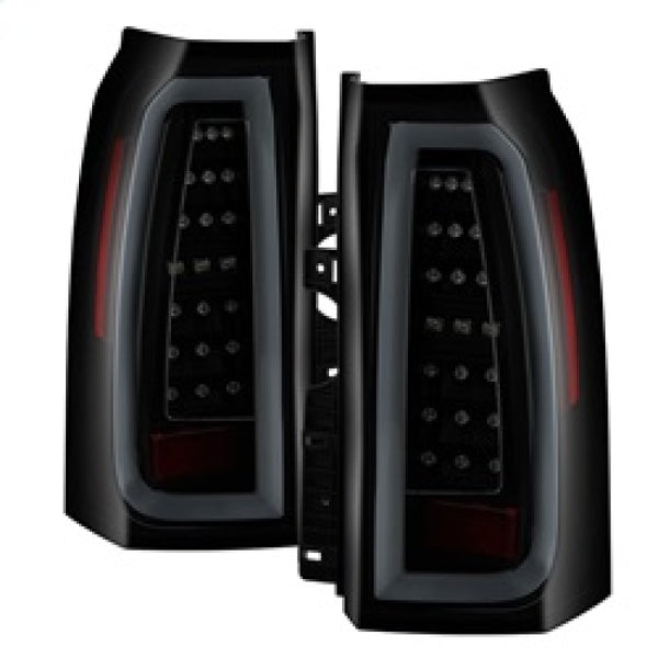 Spyder Chevy Tahoe / Suburban 15-17 LED Tail Lights - Black Smoke (ALT-YD-CTA15-LED-BSM) - Bull Strap