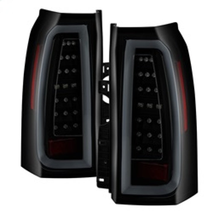 Spyder Chevy Tahoe / Suburban 15-17 LED Tail Lights - Black Smoke (ALT-YD-CTA15-LED-BSM) - Bull Strap