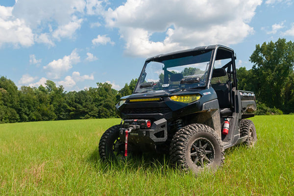 Seizmik 13+ Polaris Ranger 900/1000 XP/Crew Full-Size Profit Windshield Flip Up Vent - Bull Strap