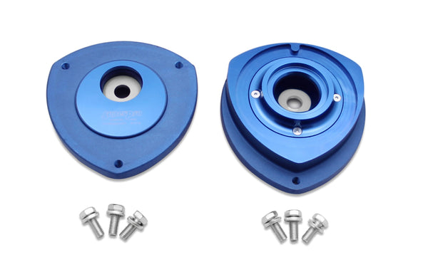 SuperPro 2015 Audi A3 Quattro Premium Front Upper Fixed Camber Offset Strut Mount Set - Bull Strap