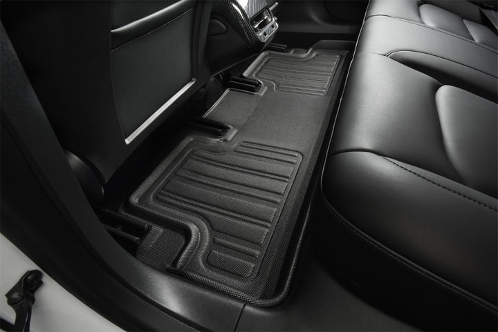 3D MAXpider 2020-2021 Tesla Model Y Elitect 1st & 2nd Row Floormats - Black - Bull Strap
