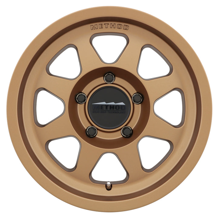 Method MR701 15x7 +15mm Offset 5x100 56.1mm CB Method Bronze Wheel - Bull Strap