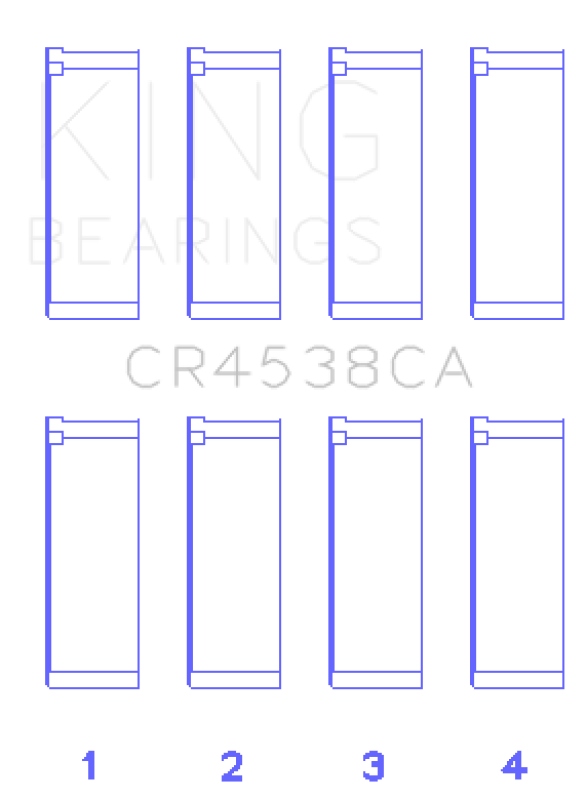 King Engine Bearings Mini Cooper S/Cooper S Conv/Works W11B16A Rod Bearing Set - Size STD - Bull Strap