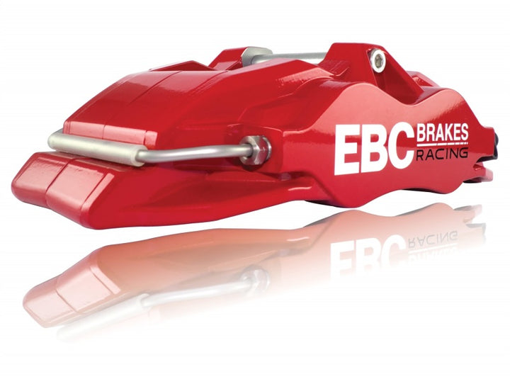 EBC Racing 05-11 Ford Focus ST (Mk2) Front Left Apollo-4 Red Caliper - Bull Strap
