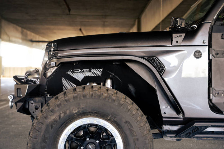 DV8 Offroad 18-23 Jeep Wrangler JL Slim Fender Flares - Bull Strap