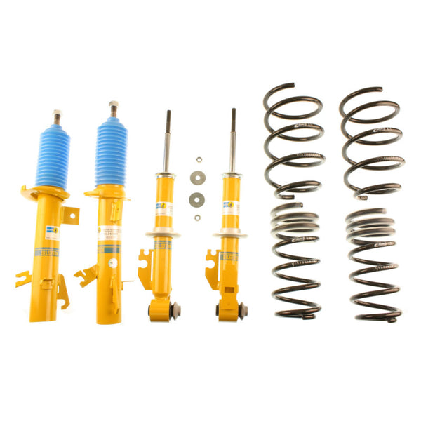 Bilstein B12 2012 Mini Cooper S Hatchback Front and Rear Suspension Kit - Bull Strap