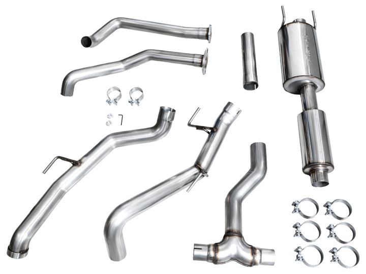 AWE 0FG Exhaust for 3rd Gen Toyota Tundra - BashGuard Only - Bull Strap