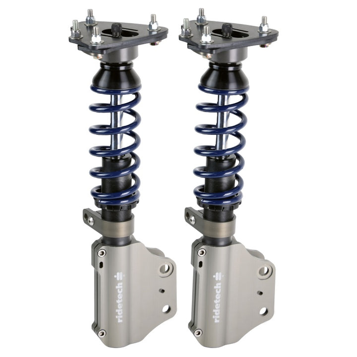Ridetech 15-24 Ford Mustang S550/S650 HQ Series Front Coilovers - Bull Strap