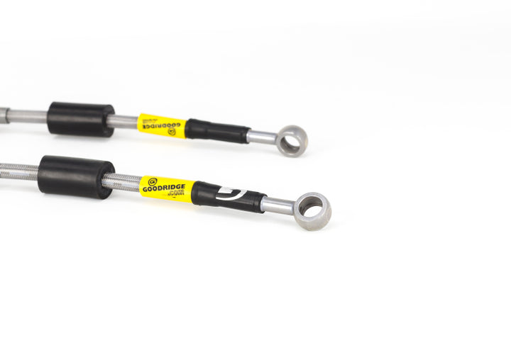 Goodridge 14-19 Ford Fiesta ST Stainless Steel Brake Line Kit - Bull Strap