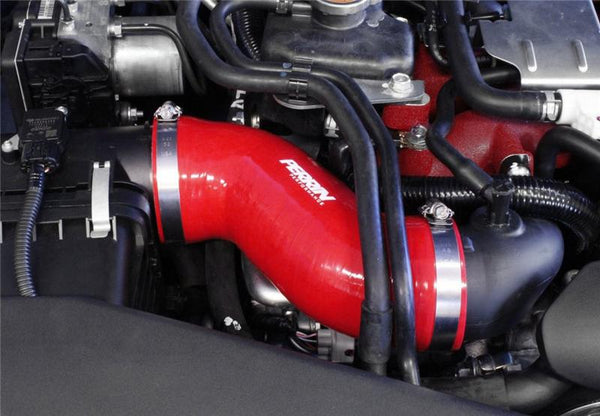 PERRIN 02-07 Subaru WRX/STi AFTA-MAF Intake Tube Air-Box to Inlet Hose - Red - Bull Strap