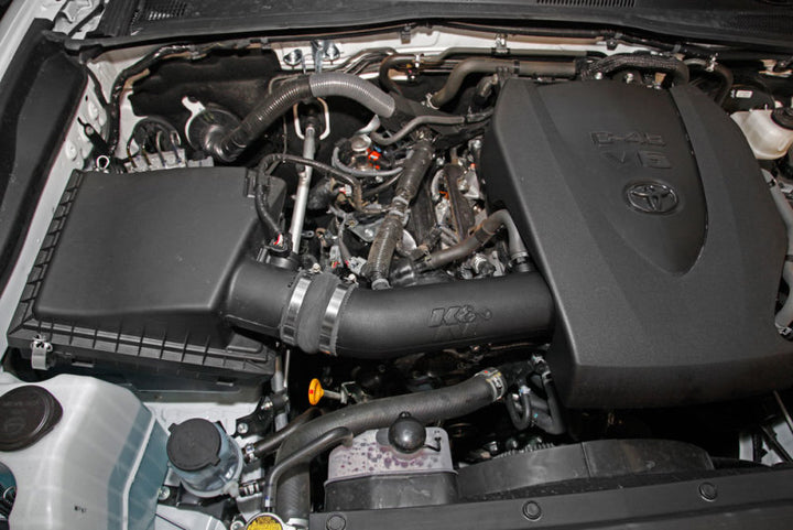 K&N 16-19 Toyota Tacoma V6-3.5L Performance Air Intake System - Bull Strap