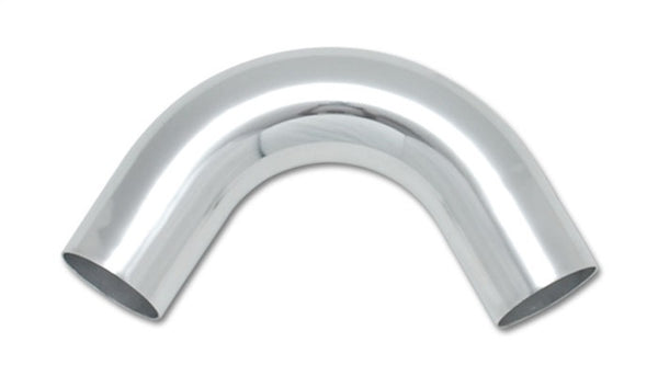 Vibrant 3in O.D. Universal Aluminum Tubing (120 degree Bend) - Polished - Bull Strap