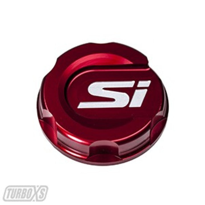 Turbo XS 2016+ Honda Civic Red Oil Cap - Bull Strap