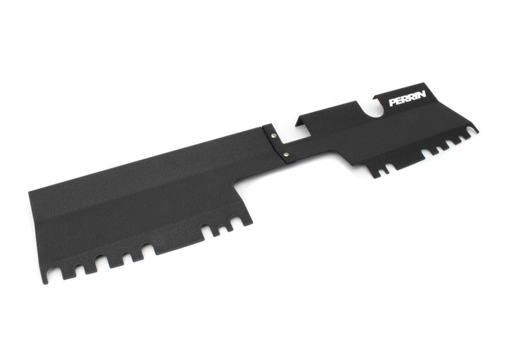 PERRIN 15-21 Subaru WRX/STI Radiator Shroud (With/Without OEM Intake Scoop) - Black - Bull Strap