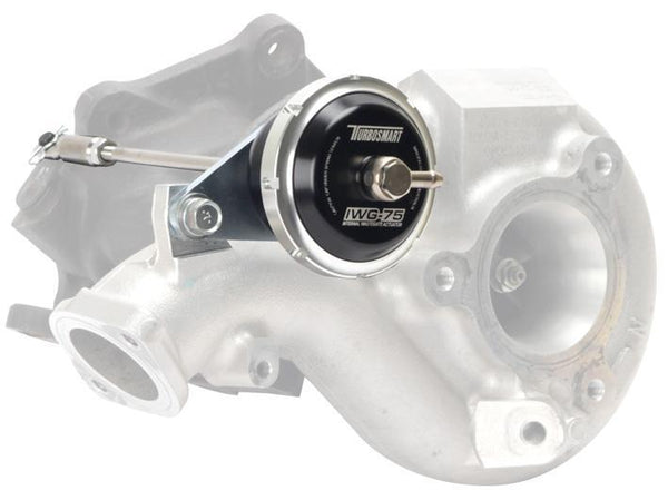 Turbosmart IWG75 Mitsubishi EVO 10 24 PSI Black Internal Wastegate Actuator - Bull Strap