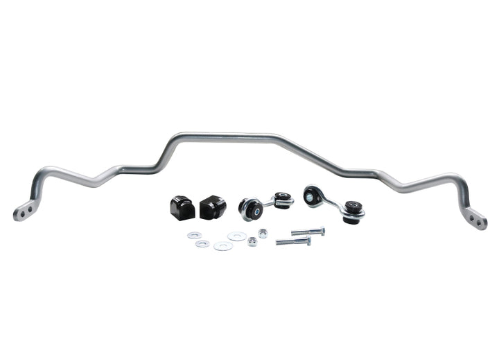 Whiteline 99-05 BMW 3 Series E46 (Excl. M3) Rear 20mm Heavy Duty Adjustable Swaybar - Bull Strap