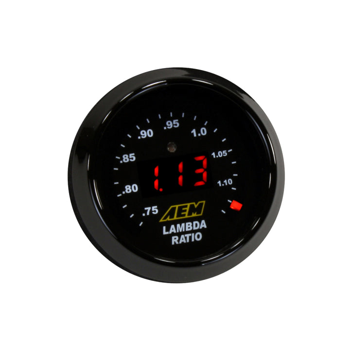 AEM Digital Wideband UEGO Gauge w/o Sensor - Bull Strap