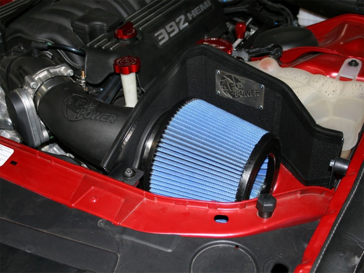 aFe MagnumFORCE Intake Stage-2 Pro 5R 11-12 Dodge Challenger/Charger / 11-12 Chrysler 300 V8 6.4L - Bull Strap