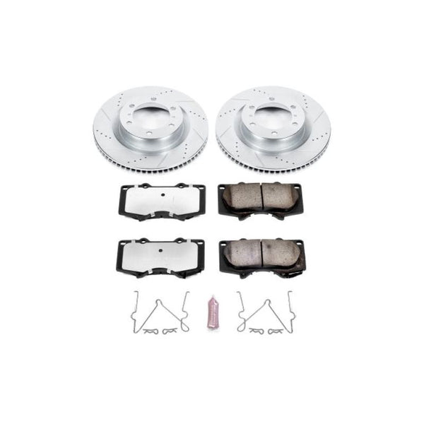 Power Stop 10-19 Lexus GX460 Front Z36 Truck & Tow Brake Kit - Bull Strap