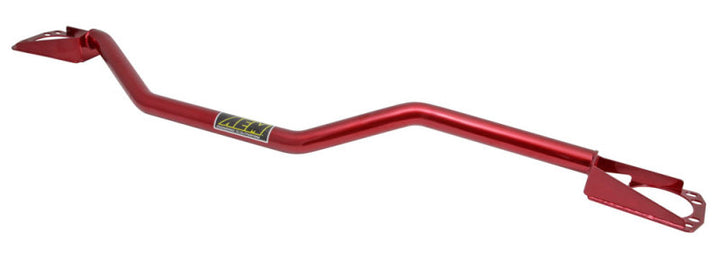 AEM 07-13 Mini Cooper S 1.6L  L4 Strut Bar - Red - Bull Strap