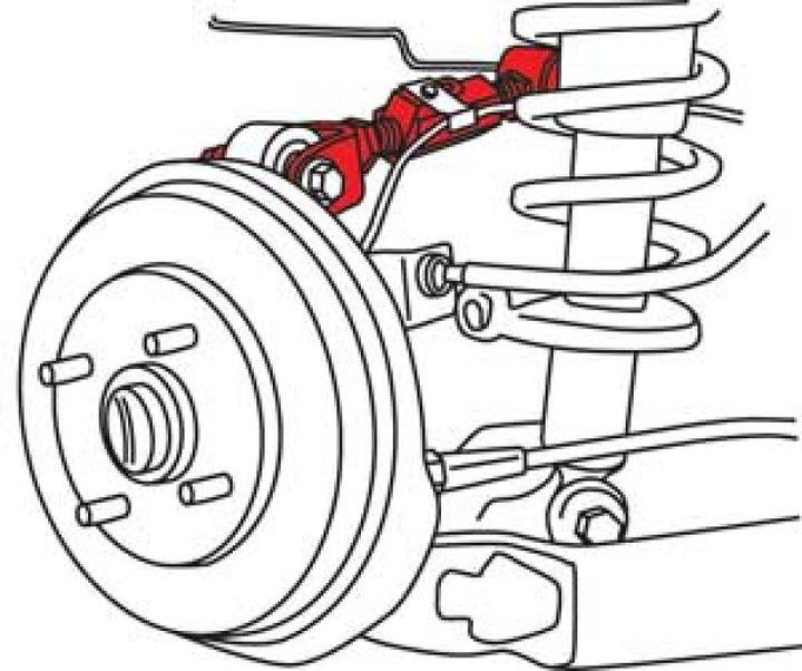 SPC Performance 02-06 Honda CR-V/03-10 Element Rear EZ Arm XR Adjustable Control Arm - Bull Strap