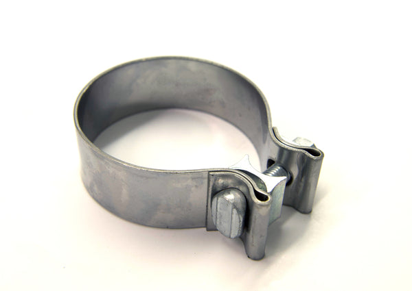 Kooks Universal 3in SS Clamp - Bull Strap