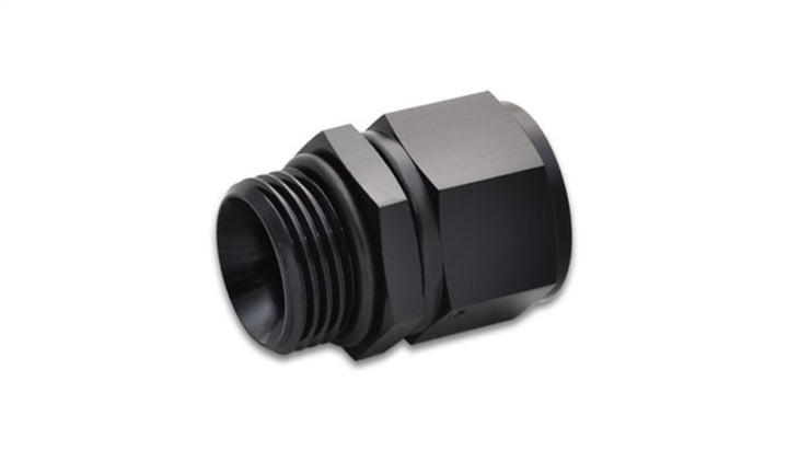 Vibrant -12AN Female to -12AN Male Straight Cut Adapter with O-Ring - Bull Strap