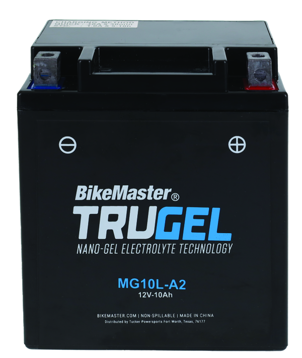 BikeMaster TruGel Battery - MG10L-A2 - Bull Strap