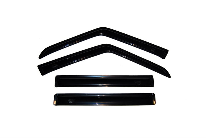 AVS 84-01 Jeep Cherokee (4 Door Excl. Limited Model) Ventvisor Window Deflectors 4pc - Smoke - Bull Strap