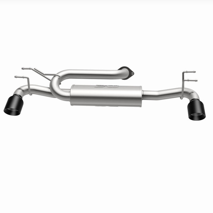 MagnaFlow 19-21 Mazda 3 2.5L 2.5in Pipe Dia Street Series Cat-Back Exhaust - Bull Strap
