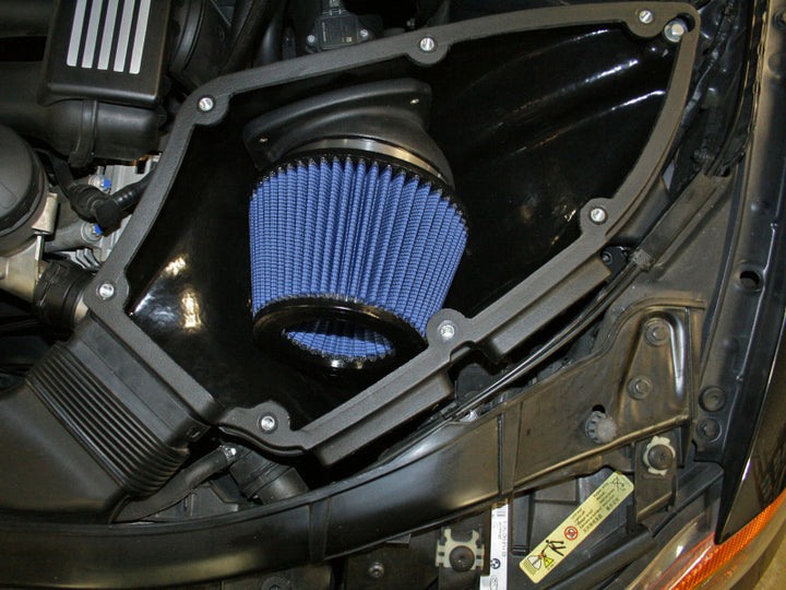 aFe MagnumForce Stage 2 Si Intake System P5R 06-11 BMW 3 Series E9x L6 3.0L Non-Turbo - Bull Strap