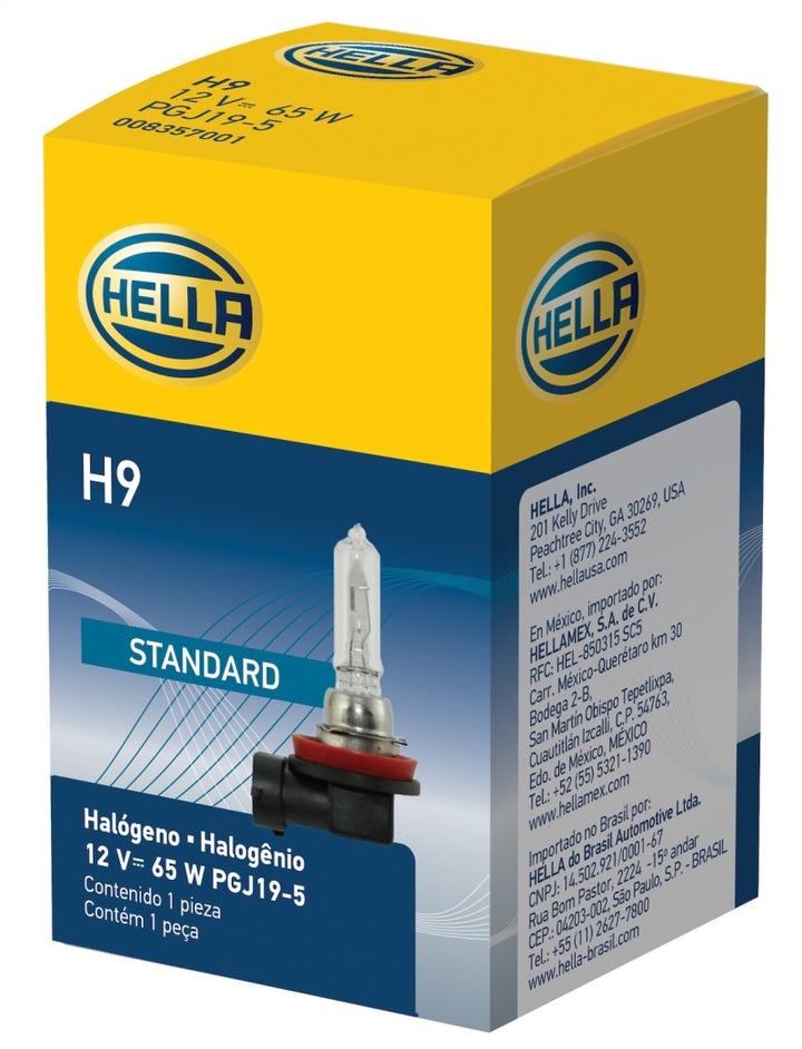 Hella Bulb H9 12V 65W PGJ19-5 T4 - Bull Strap