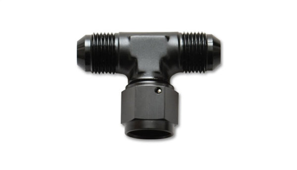 Vibrant -8AN Tee Fitting with Female -8AN Swivel On Side - Bull Strap