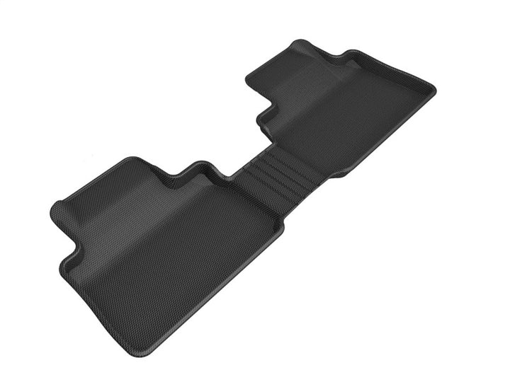 3D MAXpider 19-21 Audi E-Tron Kagu 2nd Row Floormats - Black - Bull Strap