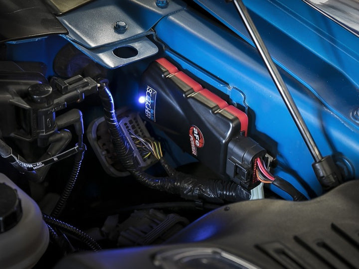 aFe Scorcher Blue Module 2021 Ford F-150 V6-2.7L (tt)/3.5L (tt) - Bull Strap