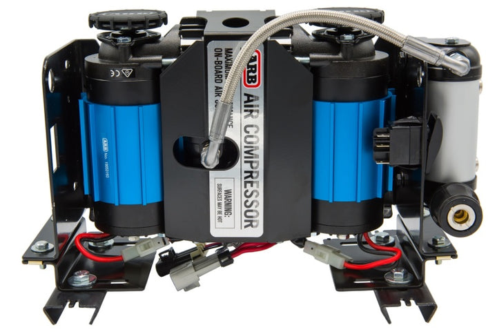 ARB High Performance Twin On-Board Compressor Kit - 12V - Bull Strap