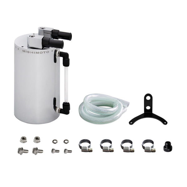 Mishimoto Large Aluminum Oil Catch Can - Bull Strap