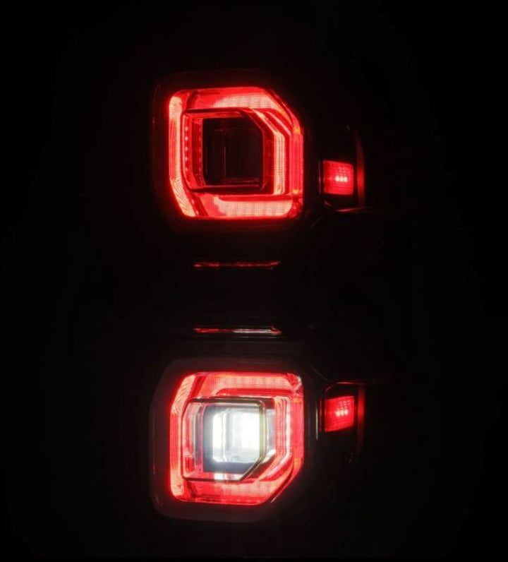 AlphaRex 21-24 Ford Bronco NOVA LED Tail Lights - Alpha-Black - Bull Strap