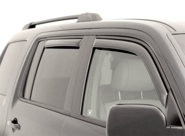 AVS 2021 GM Suburban/Yukon XL/Escalade ESV Ventvisor In-Channel Window Deflectors 4pc - Smoke - Bull Strap